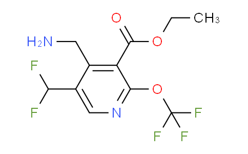 AM144502 | 1804931-87-0 | Ethyl 4-(aminomethyl)-5-(difluoromethyl)-2-(trifluoromethoxy)pyridine-3-carboxylate