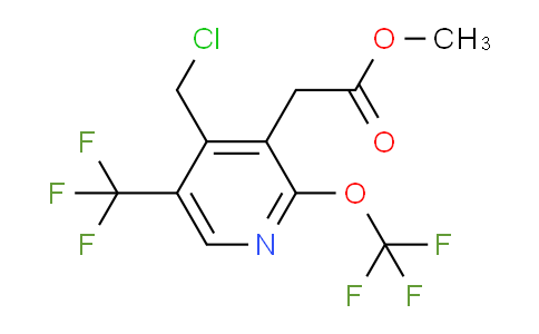 Methyl 4-(chloromethyl)-2-(trifluoromethoxy)-5-(trifluoromethyl)pyridine-3-acetate