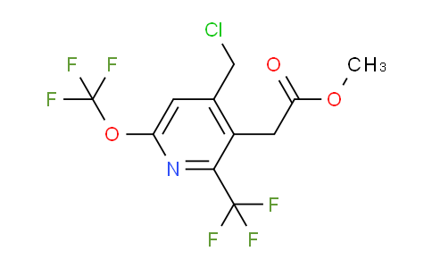 AM144506 | 1805244-61-4 | Methyl 4-(chloromethyl)-6-(trifluoromethoxy)-2-(trifluoromethyl)pyridine-3-acetate