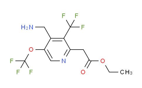 AM144509 | 1806760-08-6 | Ethyl 4-(aminomethyl)-5-(trifluoromethoxy)-3-(trifluoromethyl)pyridine-2-acetate