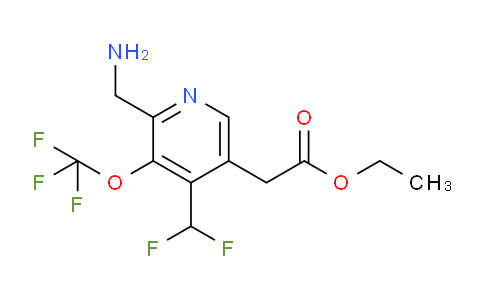 AM144549 | 1806168-03-5 | Ethyl 2-(aminomethyl)-4-(difluoromethyl)-3-(trifluoromethoxy)pyridine-5-acetate