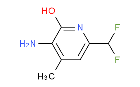3-Amino-6-(difluoromethyl)-2-hydroxy-4-methylpyridine