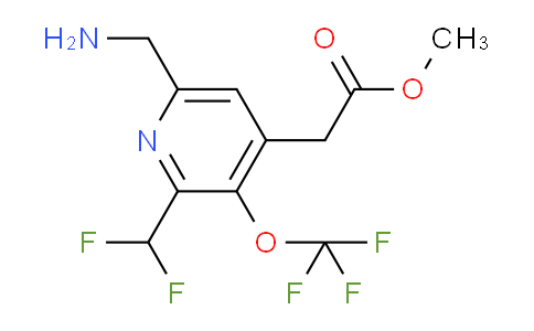 AM144559 | 1806759-61-4 | Methyl 6-(aminomethyl)-2-(difluoromethyl)-3-(trifluoromethoxy)pyridine-4-acetate