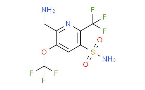 2-(Aminomethyl)-3-(trifluoromethoxy)-6-(trifluoromethyl)pyridine-5-sulfonamide