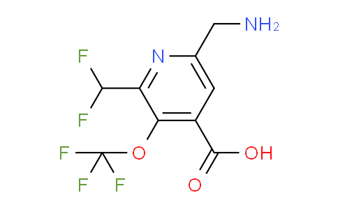 AM144616 | 1806758-02-0 | 6-(Aminomethyl)-2-(difluoromethyl)-3-(trifluoromethoxy)pyridine-4-carboxylic acid