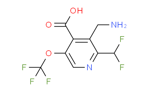 AM144619 | 1805156-66-4 | 3-(Aminomethyl)-2-(difluoromethyl)-5-(trifluoromethoxy)pyridine-4-carboxylic acid