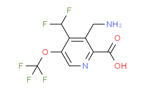 AM144624 | 1806758-15-5 | 3-(Aminomethyl)-4-(difluoromethyl)-5-(trifluoromethoxy)pyridine-2-carboxylic acid