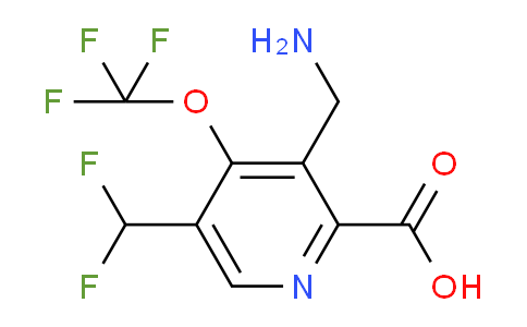 AM144627 | 1804939-91-0 | 3-(Aminomethyl)-5-(difluoromethyl)-4-(trifluoromethoxy)pyridine-2-carboxylic acid