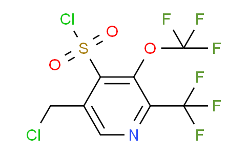 5-(Chloromethyl)-3-(trifluoromethoxy)-2-(trifluoromethyl)pyridine-4-sulfonyl chloride