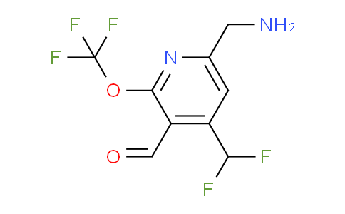 6-(Aminomethyl)-4-(difluoromethyl)-2-(trifluoromethoxy)pyridine-3-carboxaldehyde