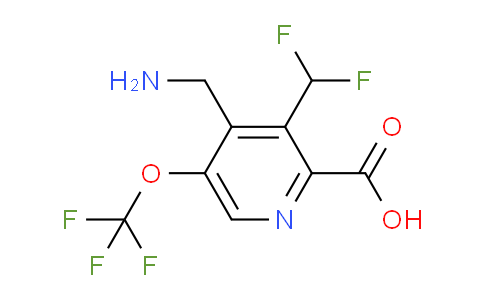 AM144641 | 1806167-10-1 | 4-(Aminomethyl)-3-(difluoromethyl)-5-(trifluoromethoxy)pyridine-2-carboxylic acid