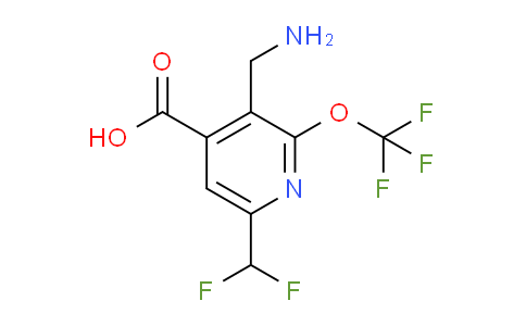 AM144648 | 1806189-17-2 | 3-(Aminomethyl)-6-(difluoromethyl)-2-(trifluoromethoxy)pyridine-4-carboxylic acid