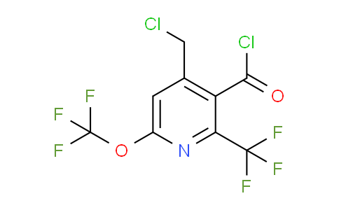 AM144653 | 1805309-15-2 | 4-(Chloromethyl)-6-(trifluoromethoxy)-2-(trifluoromethyl)pyridine-3-carbonyl chloride