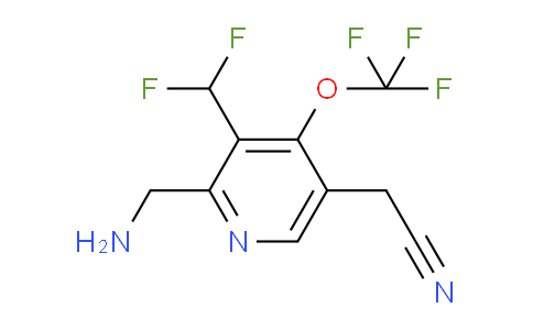 AM144659 | 1806757-37-8 | 2-(Aminomethyl)-3-(difluoromethyl)-4-(trifluoromethoxy)pyridine-5-acetonitrile