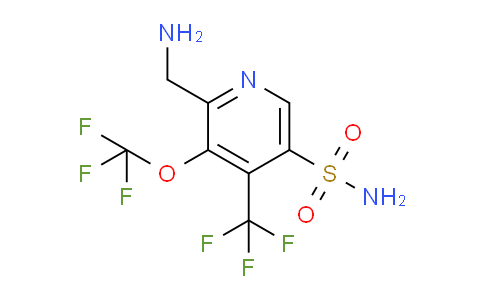 2-(Aminomethyl)-3-(trifluoromethoxy)-4-(trifluoromethyl)pyridine-5-sulfonamide