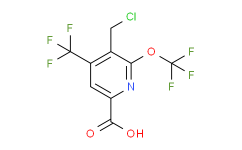 AM144673 | 1805246-15-4 | 3-(Chloromethyl)-2-(trifluoromethoxy)-4-(trifluoromethyl)pyridine-6-carboxylic acid