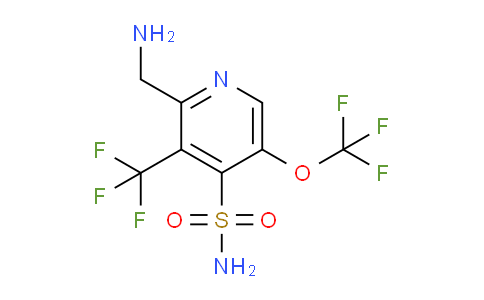 2-(Aminomethyl)-5-(trifluoromethoxy)-3-(trifluoromethyl)pyridine-4-sulfonamide