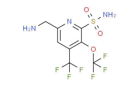 6-(Aminomethyl)-3-(trifluoromethoxy)-4-(trifluoromethyl)pyridine-2-sulfonamide