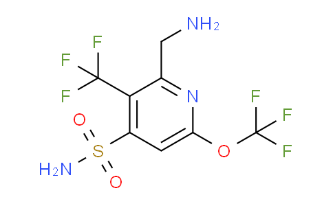 2-(Aminomethyl)-6-(trifluoromethoxy)-3-(trifluoromethyl)pyridine-4-sulfonamide
