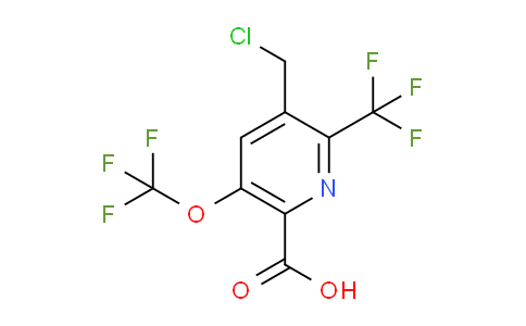 AM144684 | 1805281-44-0 | 3-(Chloromethyl)-5-(trifluoromethoxy)-2-(trifluoromethyl)pyridine-6-carboxylic acid