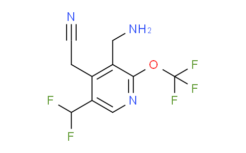 3-(Aminomethyl)-5-(difluoromethyl)-2-(trifluoromethoxy)pyridine-4-acetonitrile