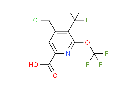 AM144687 | 1803996-29-3 | 4-(Chloromethyl)-2-(trifluoromethoxy)-3-(trifluoromethyl)pyridine-6-carboxylic acid