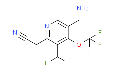 AM144692 | 1806760-26-8 | 5-(Aminomethyl)-3-(difluoromethyl)-4-(trifluoromethoxy)pyridine-2-acetonitrile
