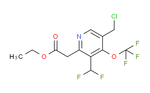 AM144704 | 1805248-10-5 | Ethyl 5-(chloromethyl)-3-(difluoromethyl)-4-(trifluoromethoxy)pyridine-2-acetate
