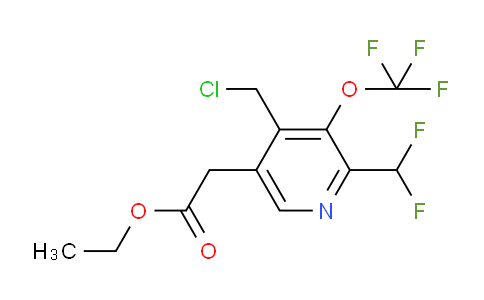 AM144710 | 1803991-56-1 | Ethyl 4-(chloromethyl)-2-(difluoromethyl)-3-(trifluoromethoxy)pyridine-5-acetate