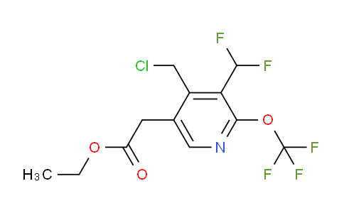 AM144716 | 1804368-97-5 | Ethyl 4-(chloromethyl)-3-(difluoromethyl)-2-(trifluoromethoxy)pyridine-5-acetate