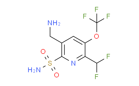 AM144725 | 1805010-53-0 | 5-(Aminomethyl)-2-(difluoromethyl)-3-(trifluoromethoxy)pyridine-6-sulfonamide