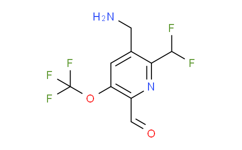 AM144734 | 1806779-94-1 | 3-(Aminomethyl)-2-(difluoromethyl)-5-(trifluoromethoxy)pyridine-6-carboxaldehyde