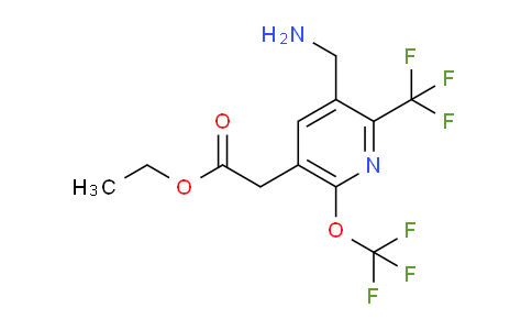 AM144736 | 1805098-73-0 | Ethyl 3-(aminomethyl)-6-(trifluoromethoxy)-2-(trifluoromethyl)pyridine-5-acetate