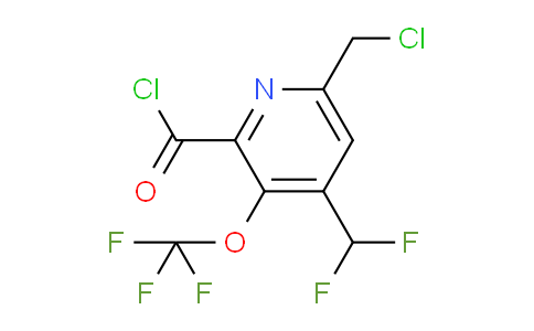 AM144737 | 1805309-29-8 | 6-(Chloromethyl)-4-(difluoromethyl)-3-(trifluoromethoxy)pyridine-2-carbonyl chloride