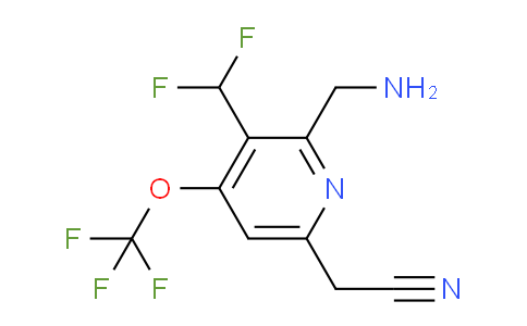 AM144738 | 1806760-13-3 | 2-(Aminomethyl)-3-(difluoromethyl)-4-(trifluoromethoxy)pyridine-6-acetonitrile