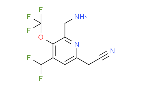 AM144740 | 1805295-89-9 | 2-(Aminomethyl)-4-(difluoromethyl)-3-(trifluoromethoxy)pyridine-6-acetonitrile
