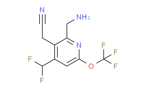AM144741 | 1806069-26-0 | 2-(Aminomethyl)-4-(difluoromethyl)-6-(trifluoromethoxy)pyridine-3-acetonitrile