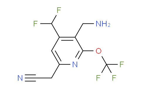 AM144753 | 1805295-94-6 | 3-(Aminomethyl)-4-(difluoromethyl)-2-(trifluoromethoxy)pyridine-6-acetonitrile