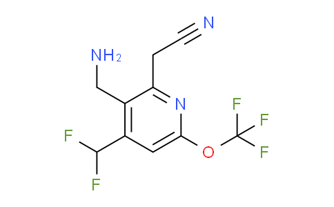 AM144754 | 1805098-86-5 | 3-(Aminomethyl)-4-(difluoromethyl)-6-(trifluoromethoxy)pyridine-2-acetonitrile