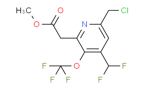 AM144755 | 1804368-38-4 | Methyl 6-(chloromethyl)-4-(difluoromethyl)-3-(trifluoromethoxy)pyridine-2-acetate