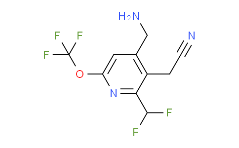 4-(Aminomethyl)-2-(difluoromethyl)-6-(trifluoromethoxy)pyridine-3-acetonitrile