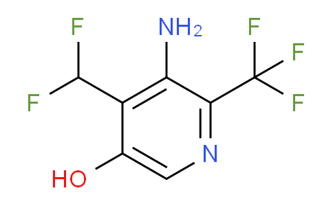 AM14476 | 1805216-10-7 | 3-Amino-4-(difluoromethyl)-5-hydroxy-2-(trifluoromethyl)pyridine