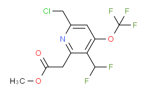 AM144760 | 1804924-37-5 | Methyl 6-(chloromethyl)-3-(difluoromethyl)-4-(trifluoromethoxy)pyridine-2-acetate