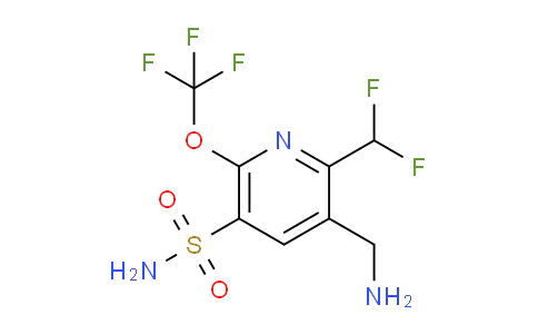 AM144761 | 1804670-16-3 | 3-(Aminomethyl)-2-(difluoromethyl)-6-(trifluoromethoxy)pyridine-5-sulfonamide