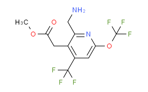 AM144770 | 1806759-73-8 | Methyl 2-(aminomethyl)-6-(trifluoromethoxy)-4-(trifluoromethyl)pyridine-3-acetate
