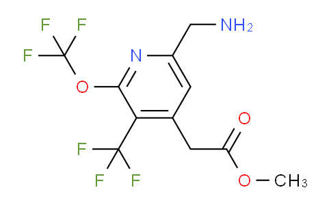 AM144773 | 1805227-24-0 | Methyl 6-(aminomethyl)-2-(trifluoromethoxy)-3-(trifluoromethyl)pyridine-4-acetate
