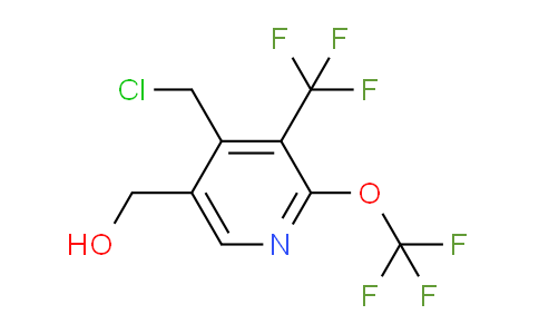 AM144779 | 1803995-41-6 | 4-(Chloromethyl)-2-(trifluoromethoxy)-3-(trifluoromethyl)pyridine-5-methanol