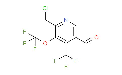 AM144786 | 1806785-57-8 | 2-(Chloromethyl)-3-(trifluoromethoxy)-4-(trifluoromethyl)pyridine-5-carboxaldehyde
