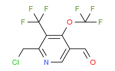 2-(Chloromethyl)-4-(trifluoromethoxy)-3-(trifluoromethyl)pyridine-5-carboxaldehyde
