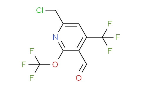6-(Chloromethyl)-2-(trifluoromethoxy)-4-(trifluoromethyl)pyridine-3-carboxaldehyde
